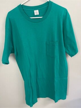 Towncraft Teal Short Sleeve Pocket Tee